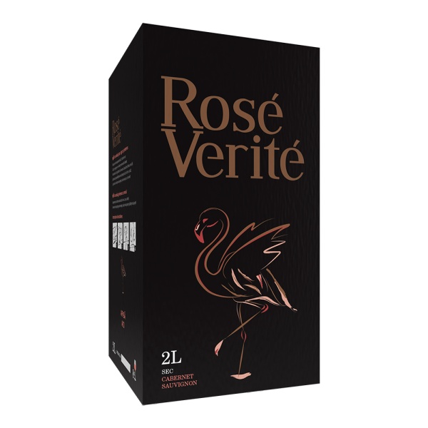 Rose Verite, Cabernet Sauvignon, Bag in Box Sec, 13%, 2L