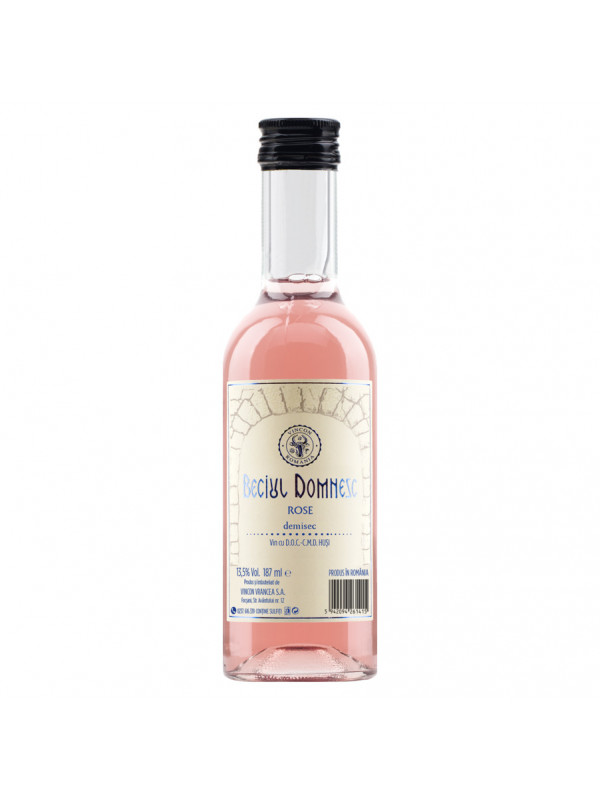 Beciul Domnesc, Rose, Demisec, 13%, 0.187L