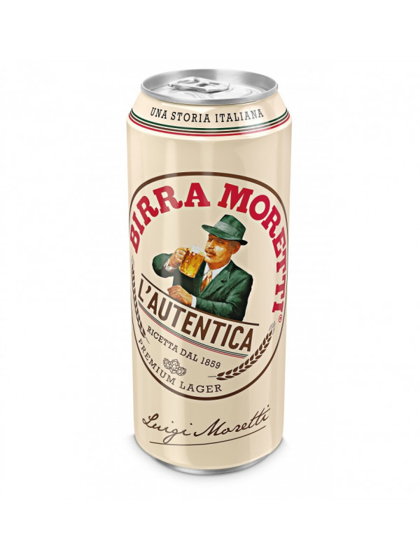 Birra Moretti, Doza 0.5L, Bax, 24 buc