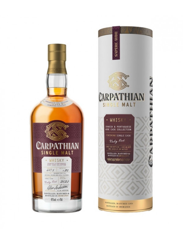 Carpathian Single Malt Whisky Ruby Port 46% 0.7L