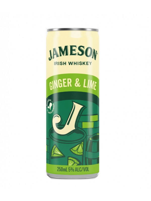 Jameson Ginger Lime Ready to Drink 5% 250ml
