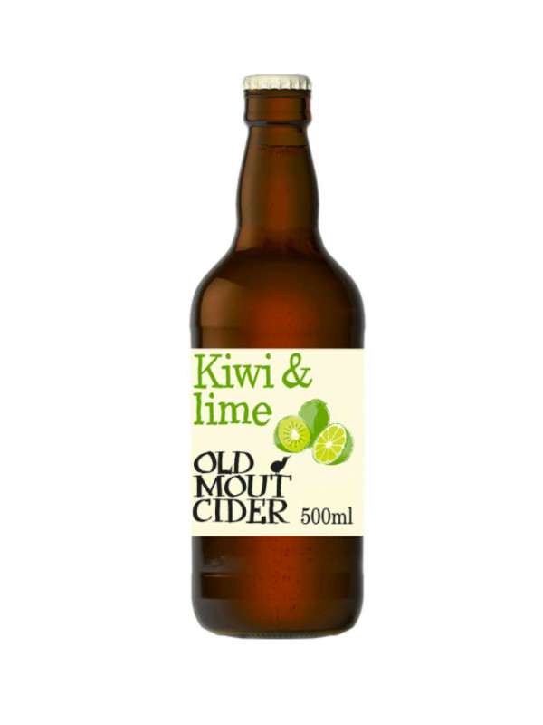 Old Mout Kiwi & Lime, Sticla 0.5L, Bax, 12 buc