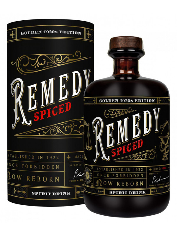 Remedy Spiced Golden 1920s Edition Rum 0.7L