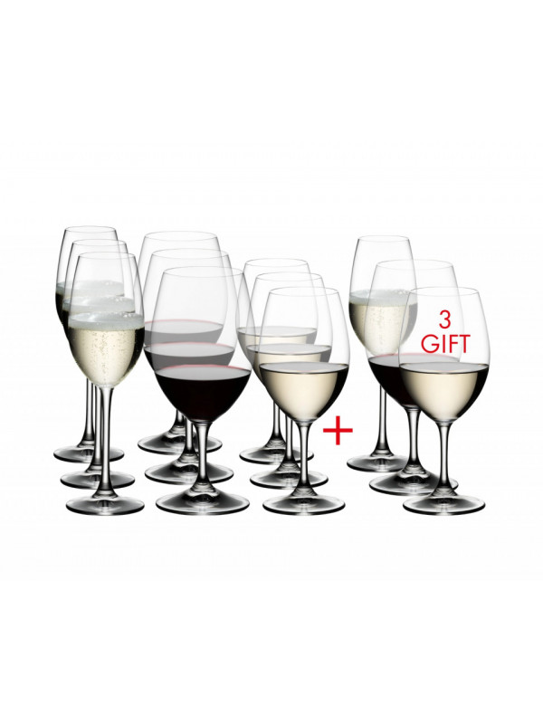 Set pahare Riedel Ouverture Value Gift Pack Pay 9 Get 12 5408/93