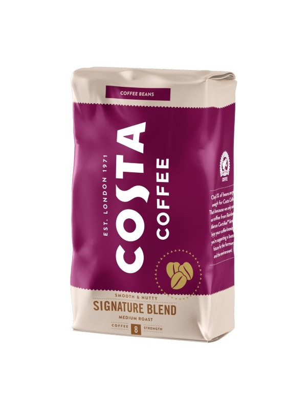 Cafea Costa Signature Blend Medium, cafea prăjită boabe, 1kg