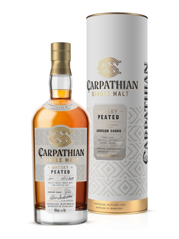 Carpathian Single Malt Whisky Peated Cask 46% 0.7L