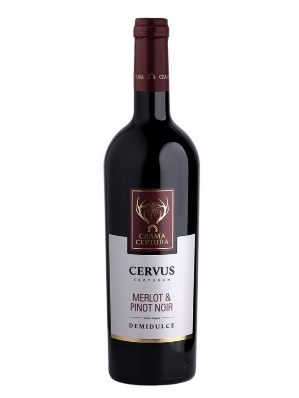 Crama Ceptura Cervus Cepturum Merlot & Pinot Noir Demidulce 0.75L