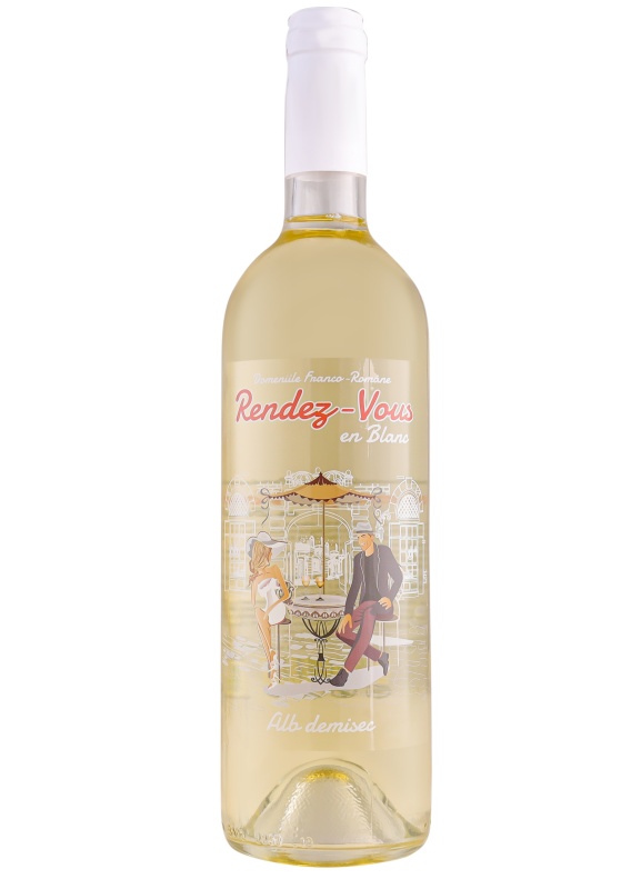 DFR Rendez Vous Sauvignon Blanc & Tămâioasă Românească Alb Demisec 0.75L