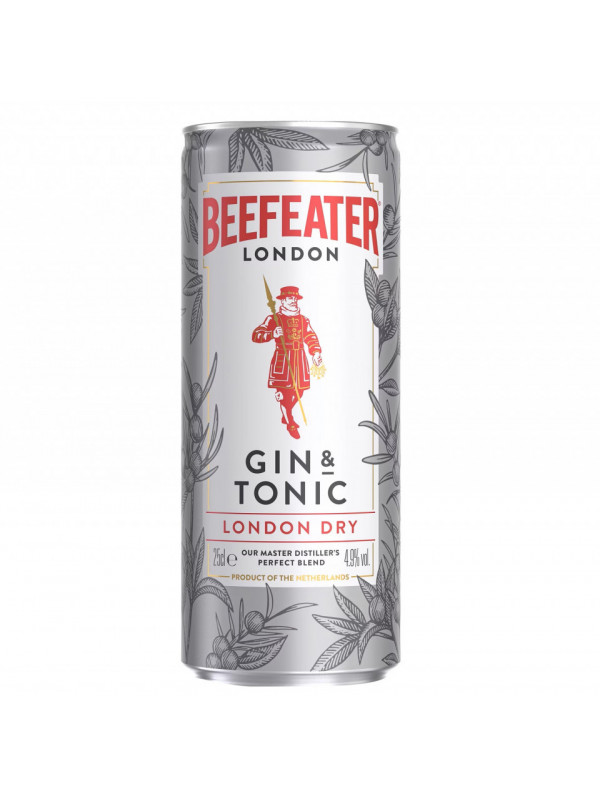 Beefeater London Ready to Drink Gin & Tonic 4.9% 250ml