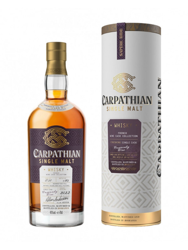 Carpathian Single Malt Whisky Burgundy Wine 0.7L