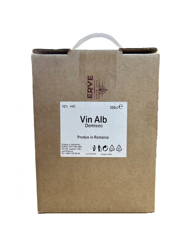 Serve Alb Demisec Bag in Box 3L