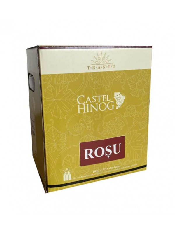 Crama Trantu Castel Hinog Rosu Demisec Bag in Box 5L