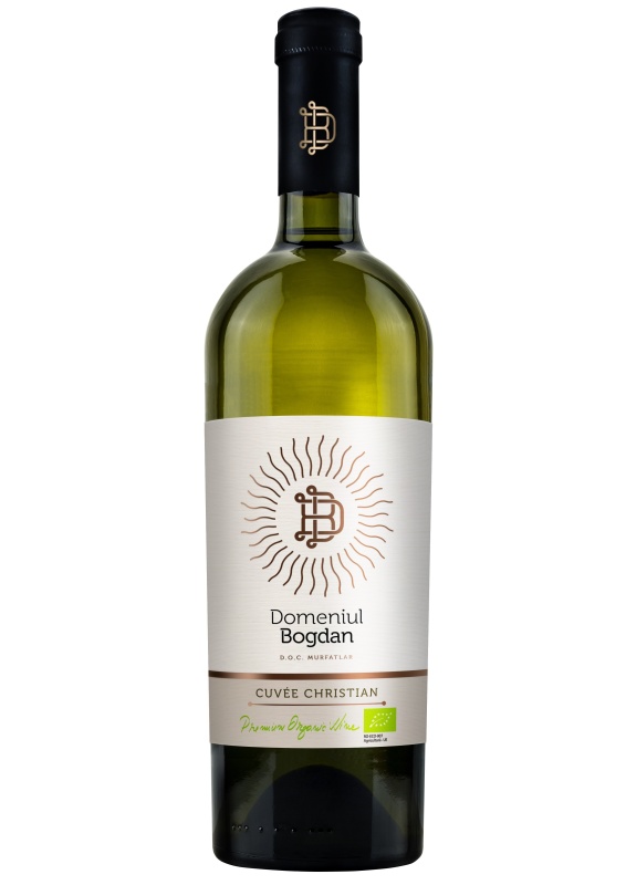 Domeniul Bogdan Organic Cuvee Christian Alb Sec Bio 0.75L