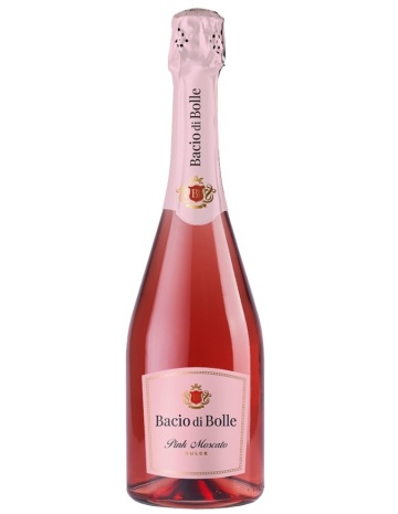 Bacio di Bolle Spumant Pink Moscato Dulce 0.75L