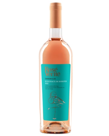 Beciul Domnesc Rose Verite, Busuioacă de Bohotin Demidulce 12.5%, 0.75L