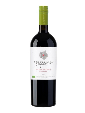 Budureasca Organic Fetească Neagră & Shiraz Sec 0.75L