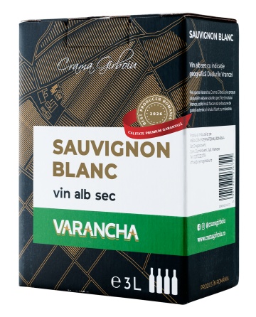 Crama Girboiu Varancha Sauvignon Blanc Alb Sec Bag in Box 3L