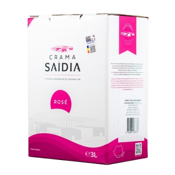 Crama Saidia Cabernet Sauvignon Rose Bag Sec in Box 3L