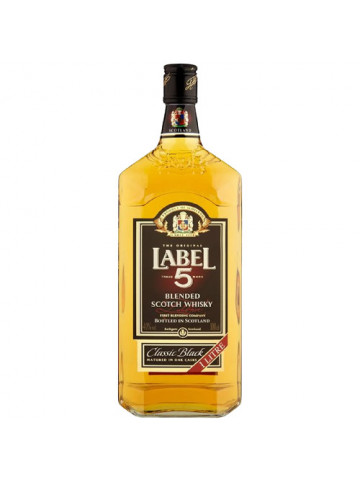 Label 5 Classic Black Scotch Whisky 1L