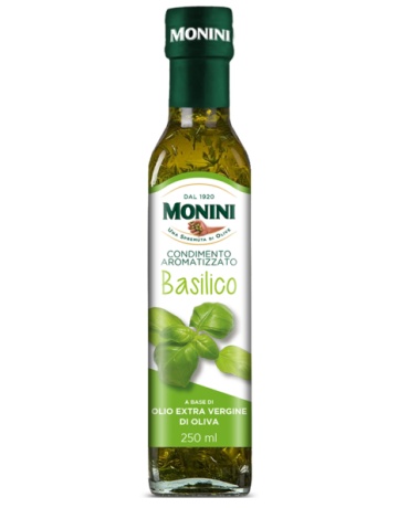 Monini Condiment Ulei de Masline Extravirgin Busuioc 250ml
