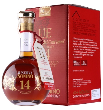 Nonino Grappa La Riserva Dei Cent'Anni Aged 14 Years In Barriques 0.7L