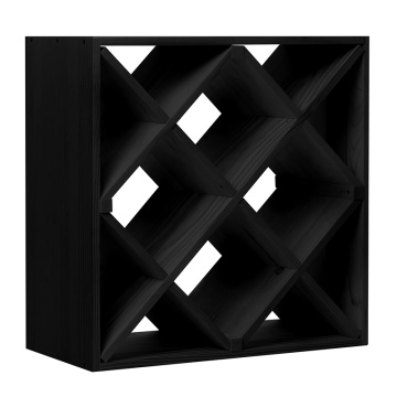 Raft negru CubX tip fagure 24 sticle vin