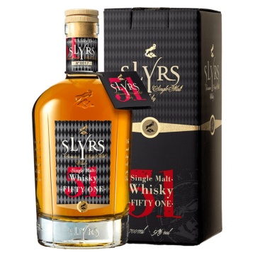 SLYRS 51 Single Malt Whisky cu cutie 0.7L