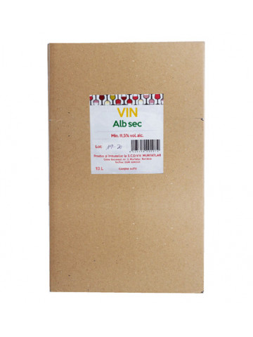 Statiunea Murfatlar Vin Alb Sec Bag In Box 10L