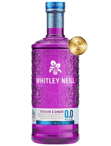 Whitley Neill Rhubarb & Ginger Gin Fara alcool 0.7L