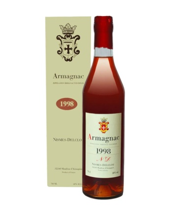 Armagnac Nismes Delclou 1998 0.7L