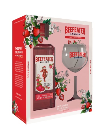 Beefeater London Pink Gin Cutie Cadou Pahar 0.7L
