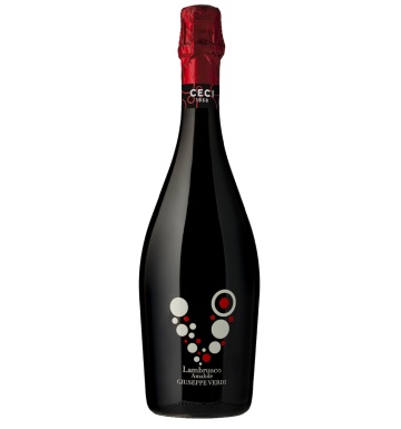 Cantine Ceci Giuseppe Verdi Lambrusco Amabile Rosso Bolle Edition 0.75L
