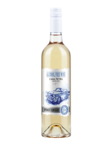 Casa Petru Pinot Grigio Demidulce Fara Alcool 0.75L