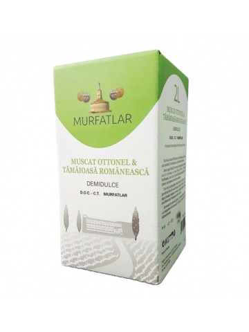 Crama Statiunea Murfatlar Muscat Ottonel & Tămâioasă Românească Demidulce Bag in Box 2L