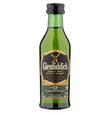 Glenfiddich Single Malt Whisky 12 YO 0.05L
