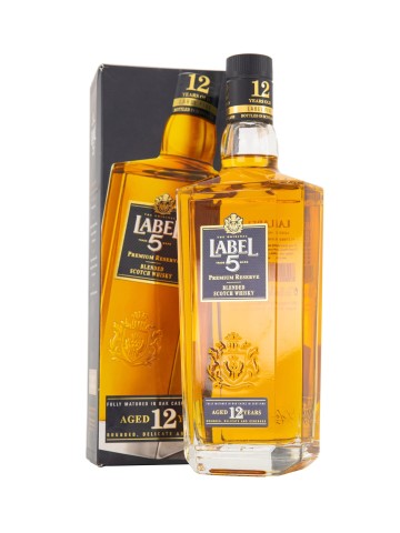 Label 5 Extra Premium 12 Year Old Whisky 0.7L
