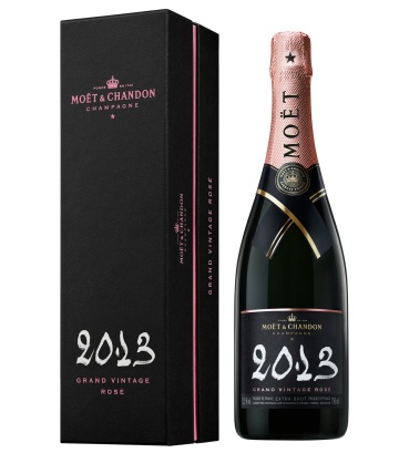 MOET & CHANDON グラン・ヴィンテージ・フルート Moet & Chandon Grand Vintage Rose Extra Brut Cutie Cadou 2013 0.75L