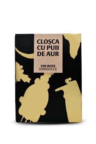 Pietroasa Veche Rose Demidulce Bag in Box 3L