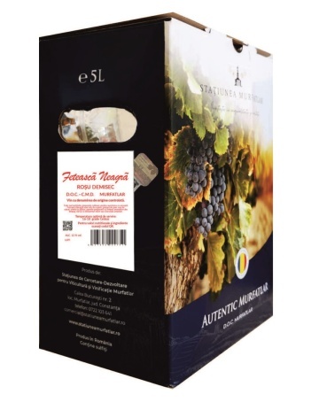 Statiunea Murfatlar Feteasca Neagra Rosu Demisec Bag in Box 5L