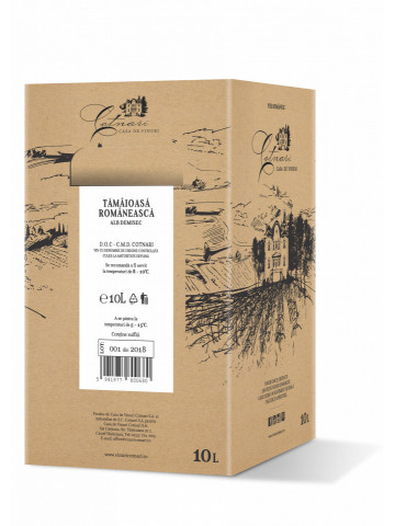 Cotnari Tamaioasa Romaneasca Demisec Bag in Box 10L