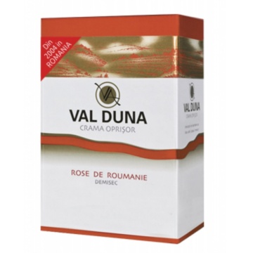 Crama Oprisor Val Duna Rose De Roumanie Demisec Bag in Box 10L