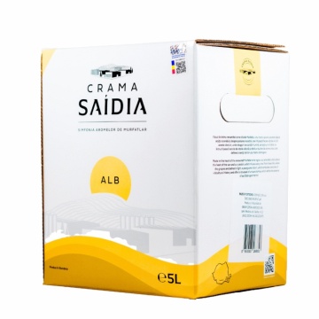 Crama Saidia Alb Demidulce Bag in Box 5L