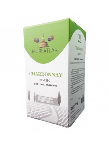 Crama Statiunea Murfatlar Vin Sauvignon Blanc & Chardonnay Demisec Bag in Box 2L