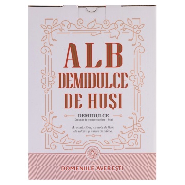 Domeniile Averesti Alb Demidulce Bag In Box 3L