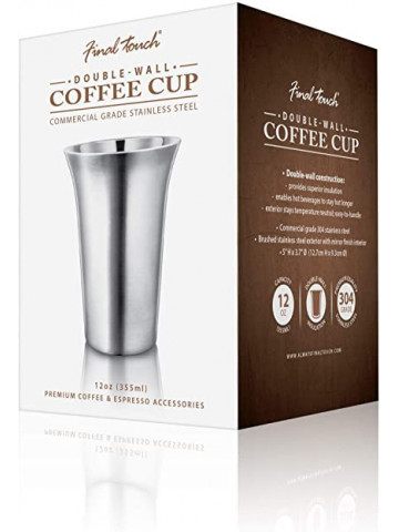 Final Touch Cana cafea inox 355 ml CAT8030