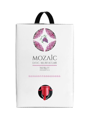 Mozaic Merlot Rosu Demidulce Bag in Box 3L
