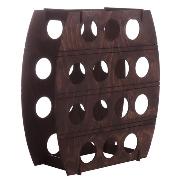 Raft maro tip butoi pentru 14 sticle vin