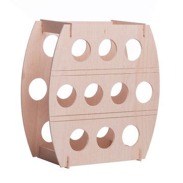 Raft natur tip butoi pentru 10 sticle