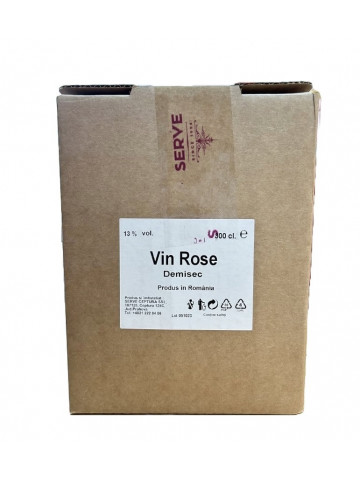 Serve Rose Demisec Bag in Box 3L