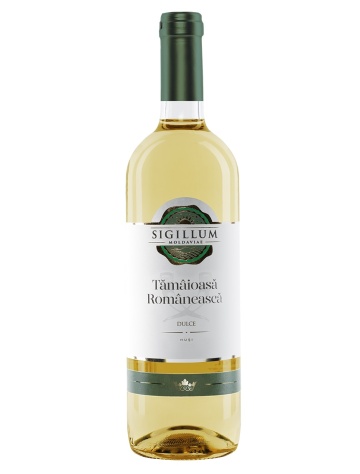 Sigillum Moldaviae, Tamaioasa Romaneasca, Dulce, 12%, 0.75L